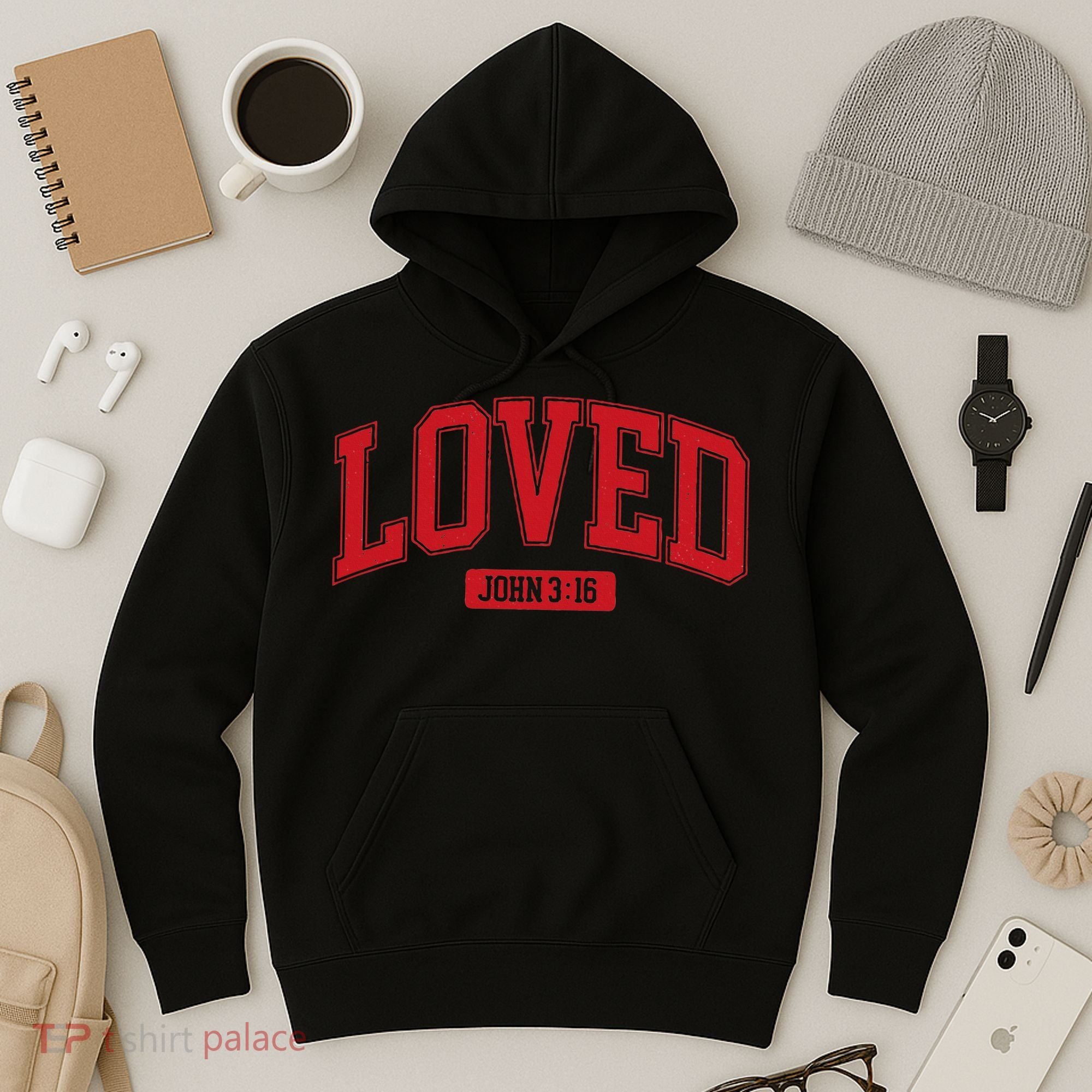 Loved John 3 16 Hoodie