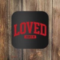 Loved John 3 16 Coaster thumb 0