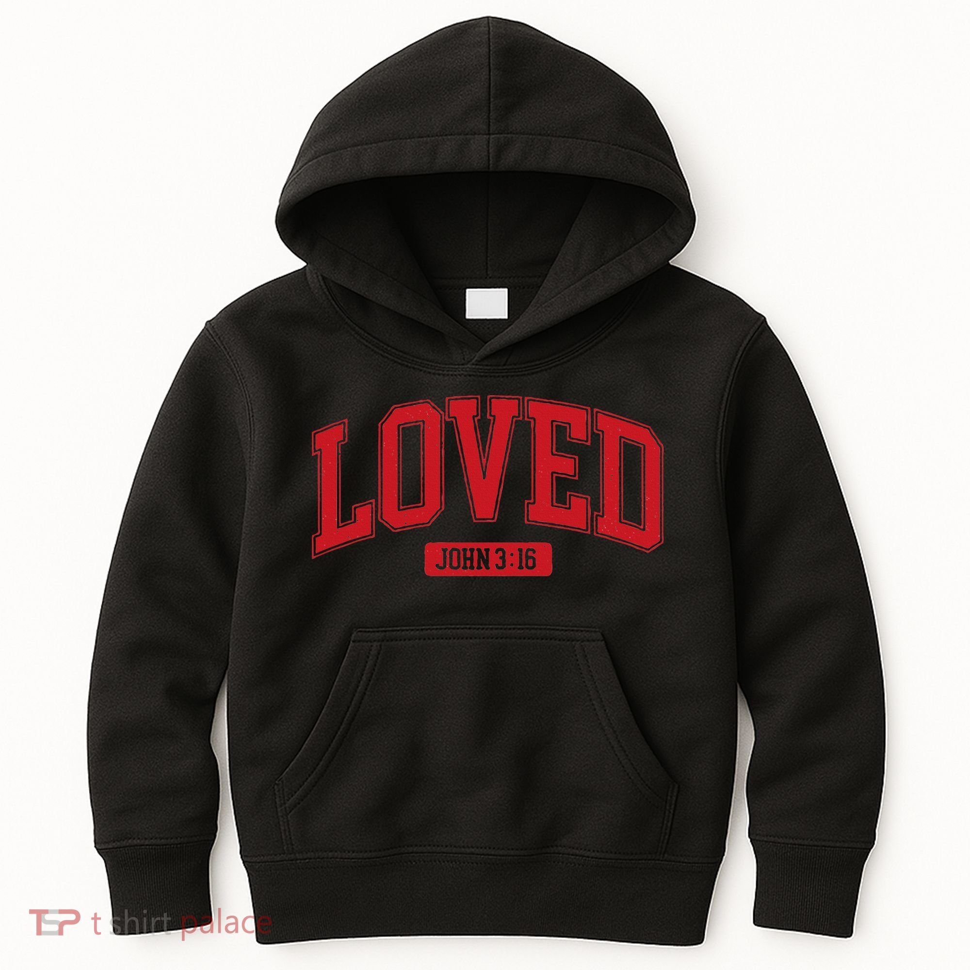 Loved John 3 16 Kids Hoodie