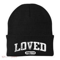 Loved John 316 Jesus Christian Faith Beanie thumb 0