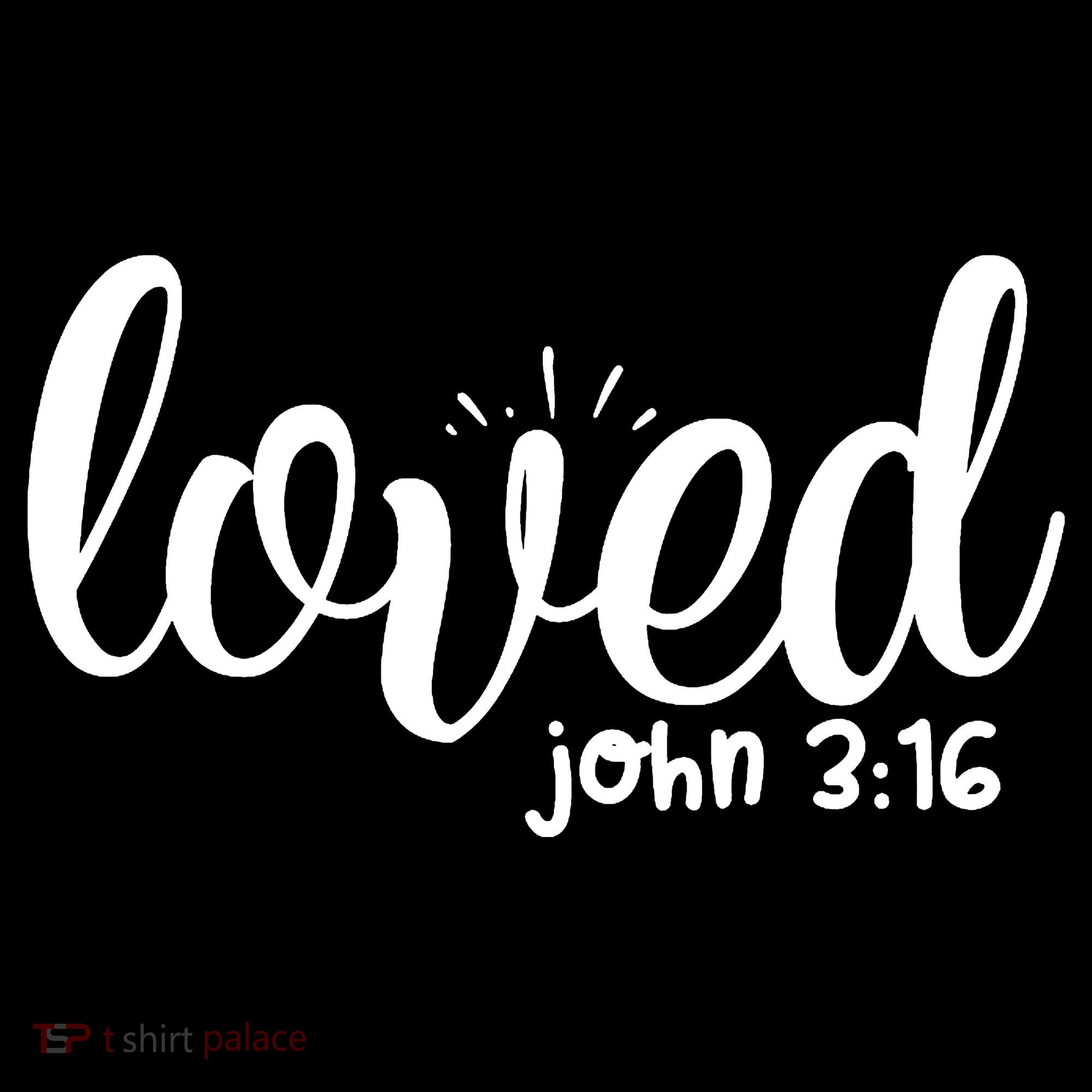 Loved John 3:16 Quote Apron