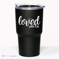 Loved John 3:16 Quote Tumbler thumb 0