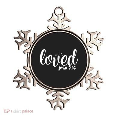 Loved John 3:16 Quote Ornament