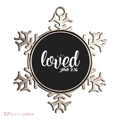 Loved John 3:16 Quote Ornament