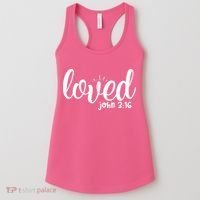 Loved John 3:16 Quote Women's Tank Top thumb 0