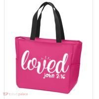 Loved John 3:16 Quote Tote Bag thumb 3