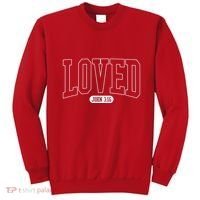 Loved John 3 16 Sweatshirt thumb 0