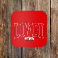 Loved John 3 16 Coaster thumb 0