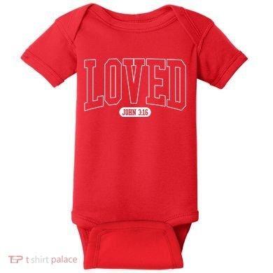 Loved John 3 16 Baby Bodysuit