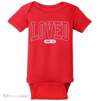 Loved John 3 16 Baby Bodysuit