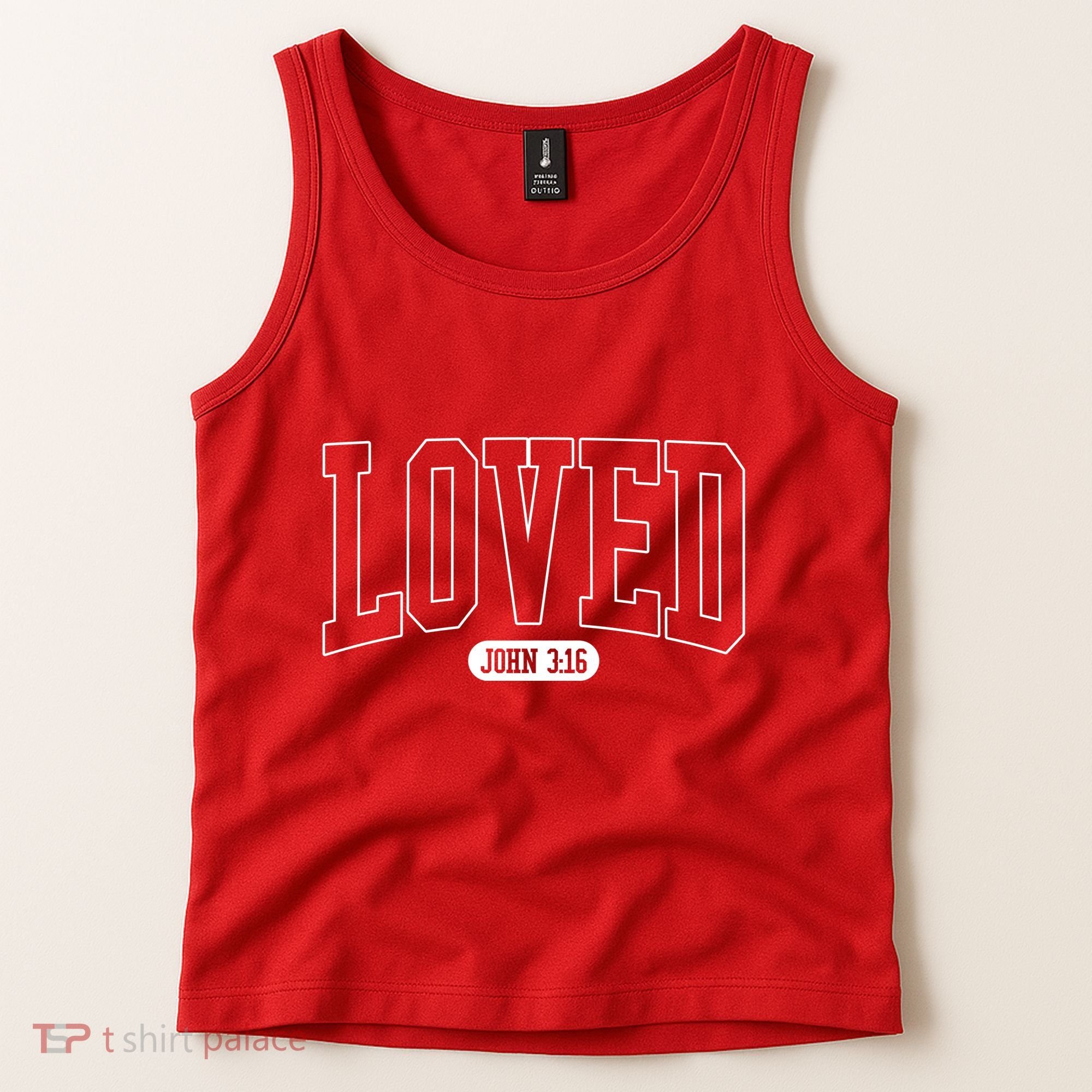 Loved John 3 16 Tank Top