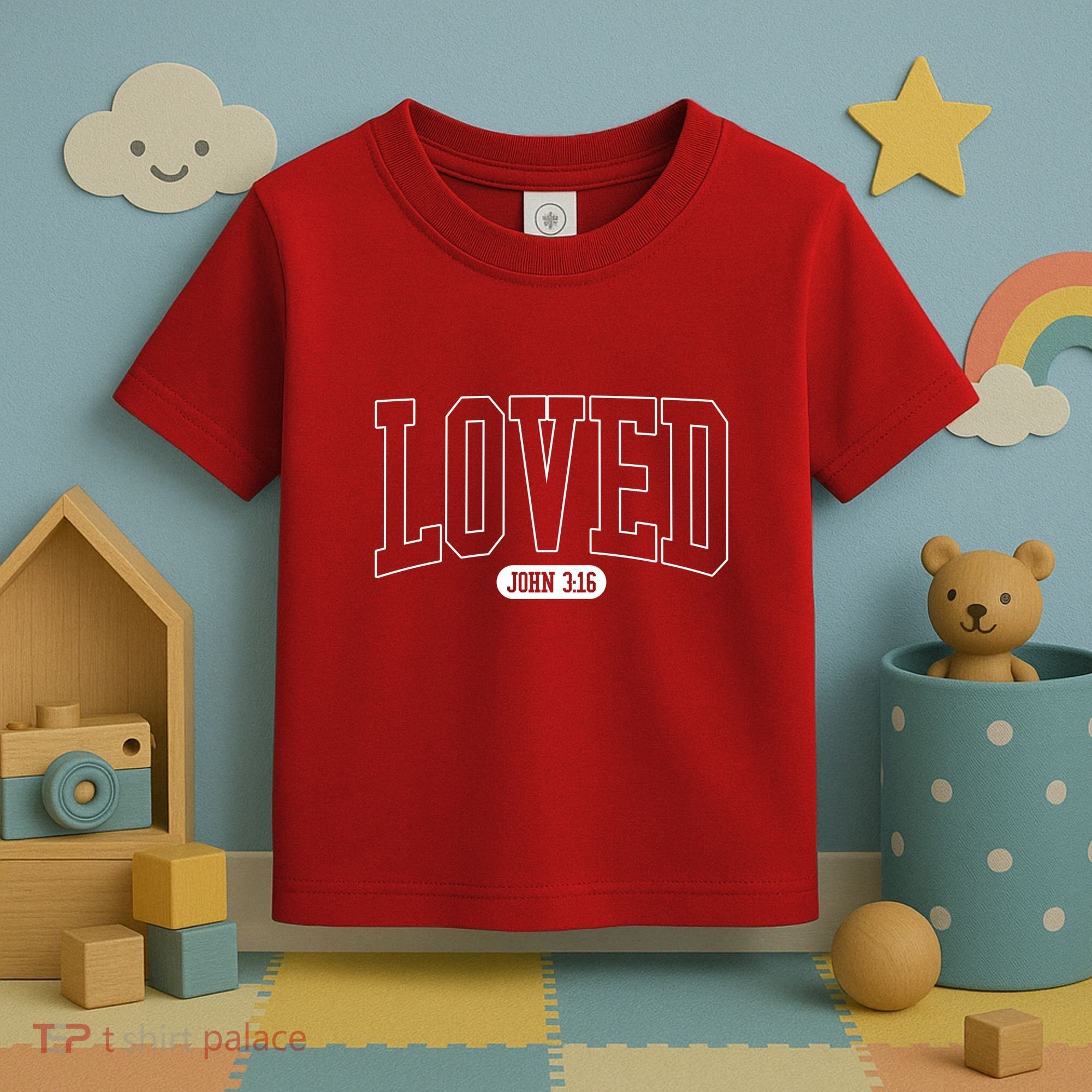 Loved John 3 16 Toddler T-Shirt