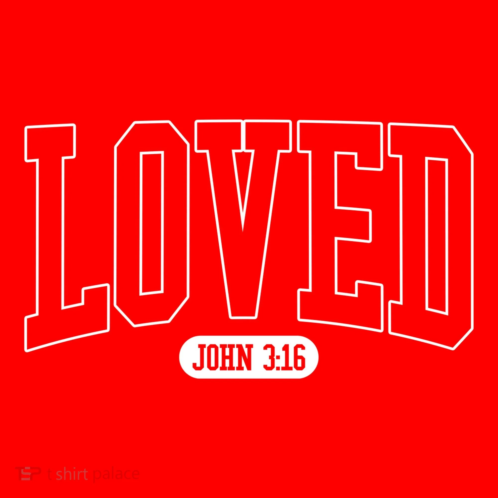 Loved John 3 16 Women's Long Sleeve Shirt