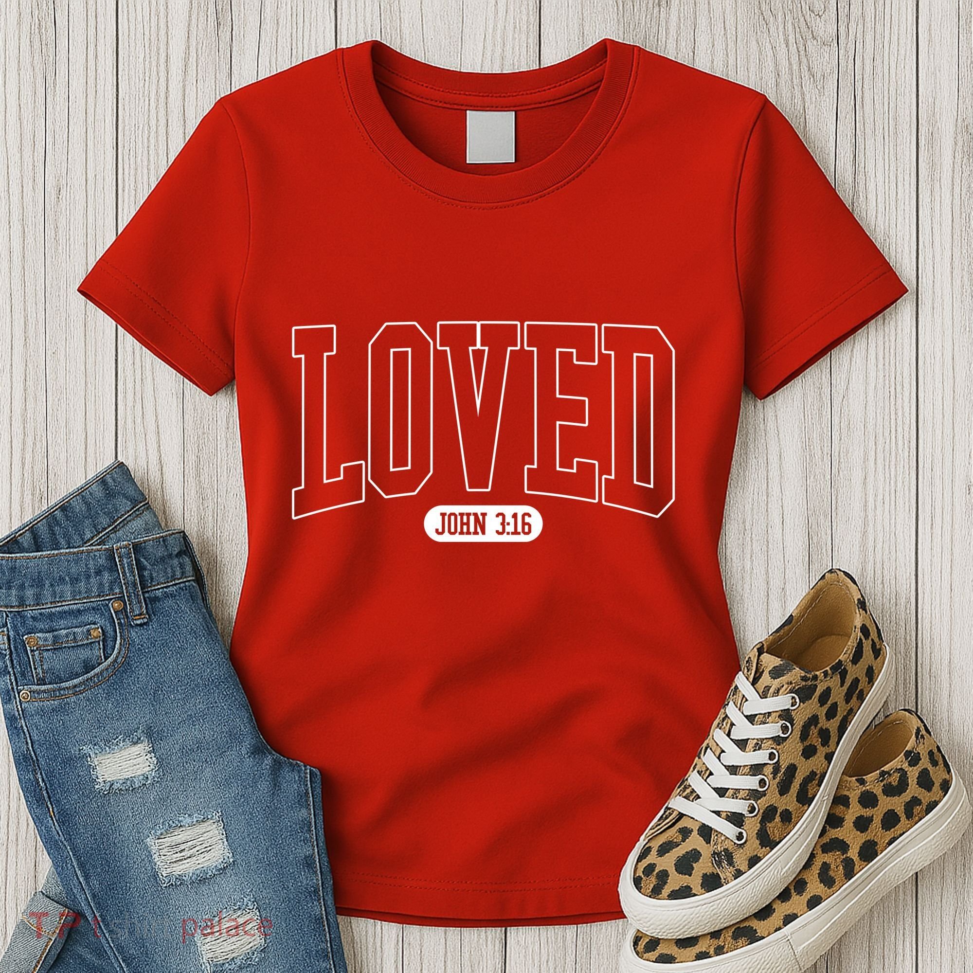 Loved John 3 16 Women's T-Shirt