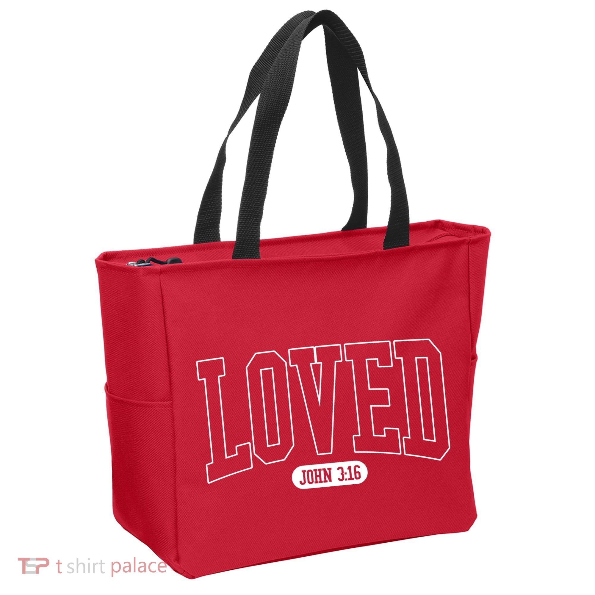 Loved John 3 16 Tote Bag