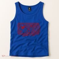 Loved John 3:16 Checkered Christian Loves ValentineS Day Gift Tank Top thumb 2