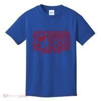 Loved John 3:16 Checkered Christian Loves ValentineS Day Gift Kids T-Shirt thumb 0