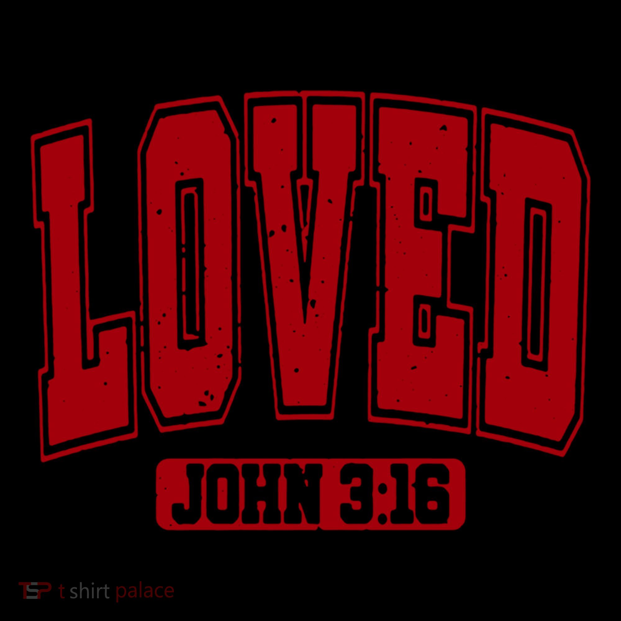 Loved John 3:16 Christian Valentines Bible Verse Valentine Gift Coffee Mug