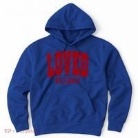 Loved John 3:16 Christian Valentines Bible Verse Valentine Gift Hoodie thumb 0