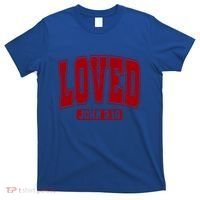 Loved John 3:16 Christian Valentines Bible Verse Valentine Gift T-Shirt thumb 0