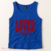 Loved John 3:16 Christian Valentines Bible Verse Valentine Gift Tank Top thumb 2