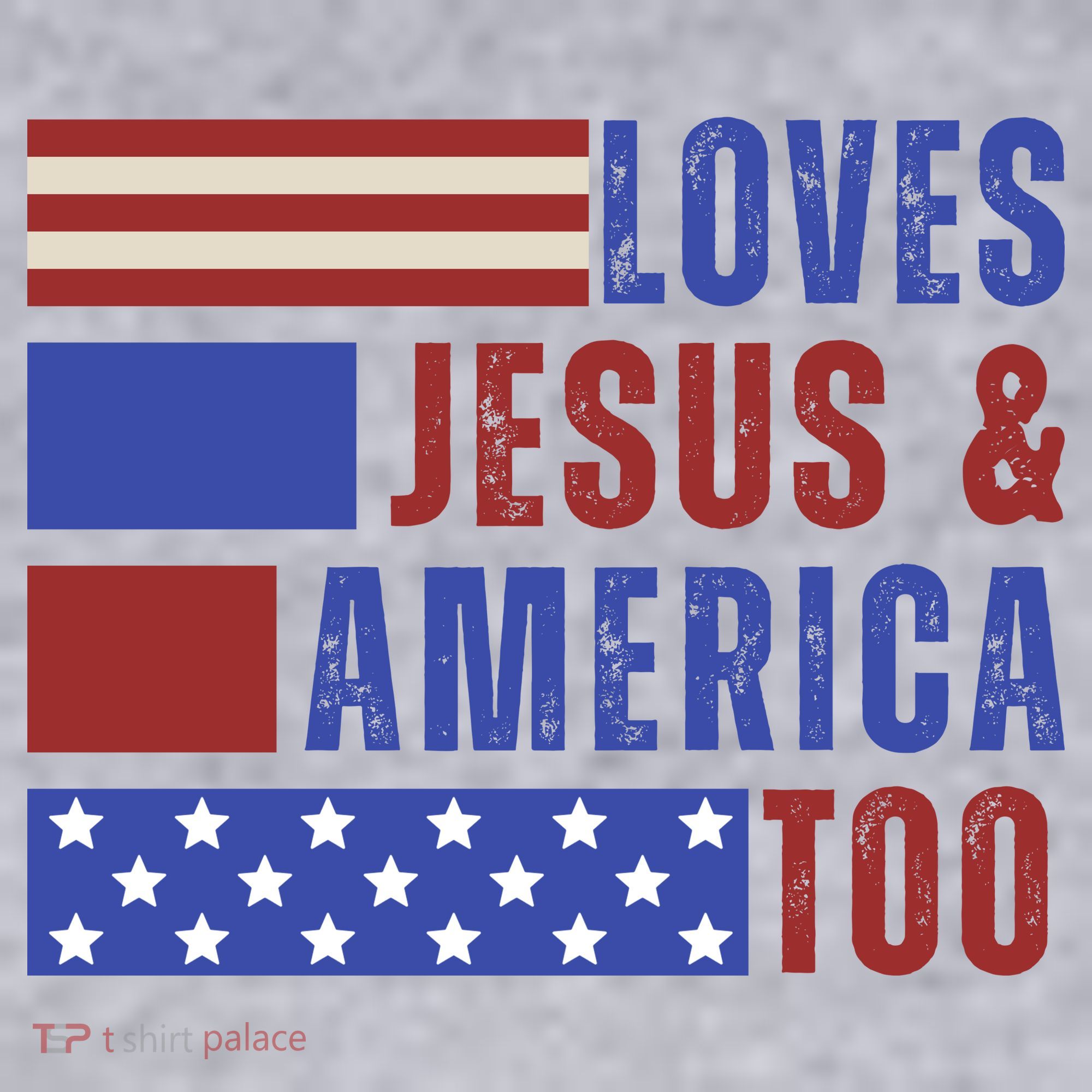 Love Jesus And America Too Women's Sweatshirt