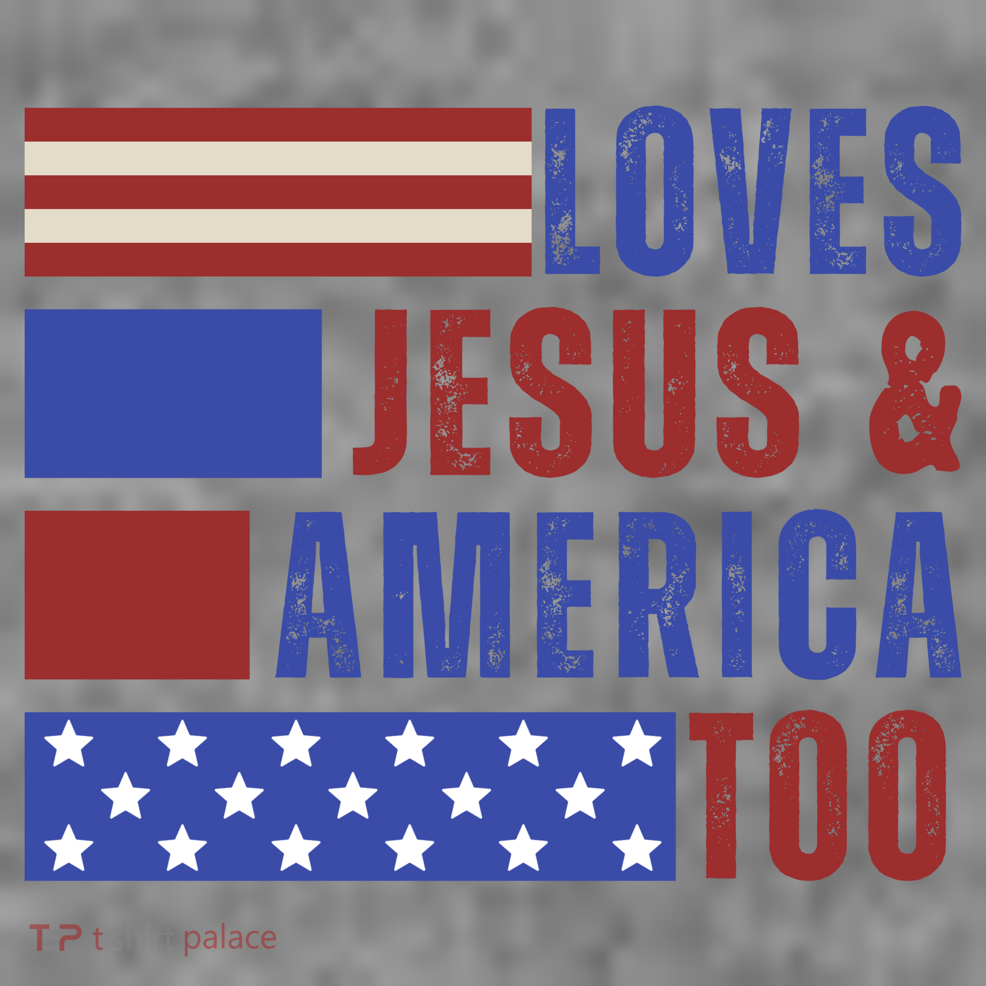 Love Jesus And America Too Toddler Hoodie
