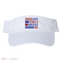 Love Jesus And America Too Visor thumb 0