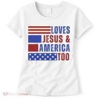 Love Jesus And America Too Women's T-Shirt thumb 0