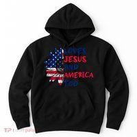 Loves Jesus And America Too Sunflower Hoodie thumb 0