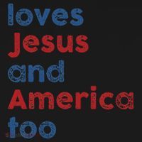 Loves Jesus And America Too 4th of July Proud Women's Tank Top thumb 5