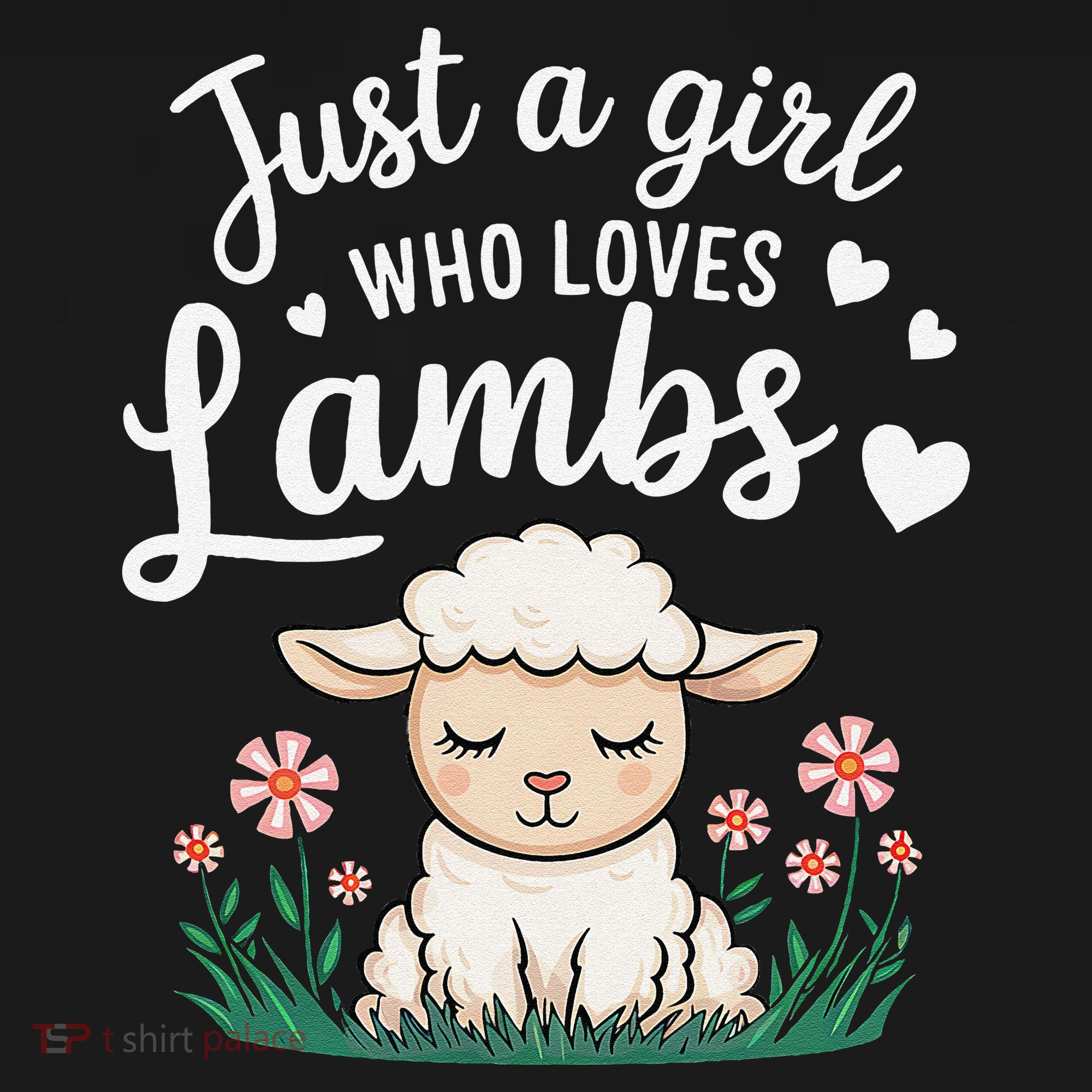Lamb Just A Girl Who Loves Lambs Cute Animals Lover Women's Hoodie