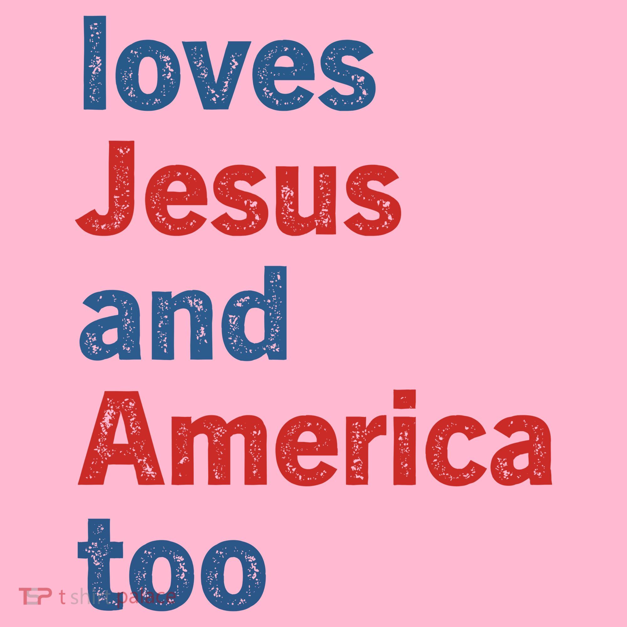Loves Jesus And America Too Coaster