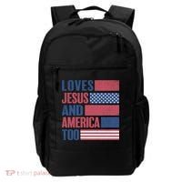 Love Jesus America Too Backpack thumb 0
