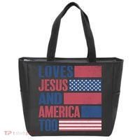 Love Jesus America Too Tote Bag thumb 0