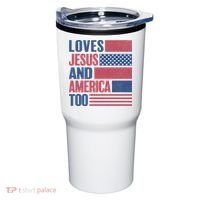 Love Jesus America Too Tumbler thumb 0