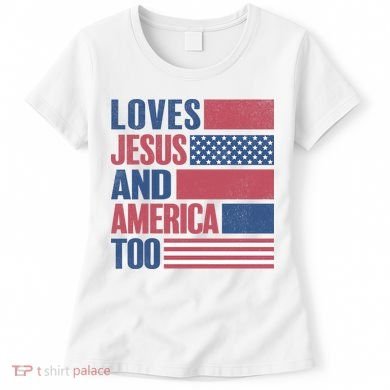 Love Jesus America Too Women's T-Shirt