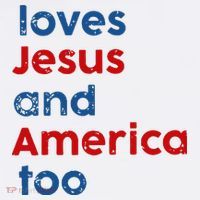 Loves Jesus and America Too Women's Hoodie thumb 2