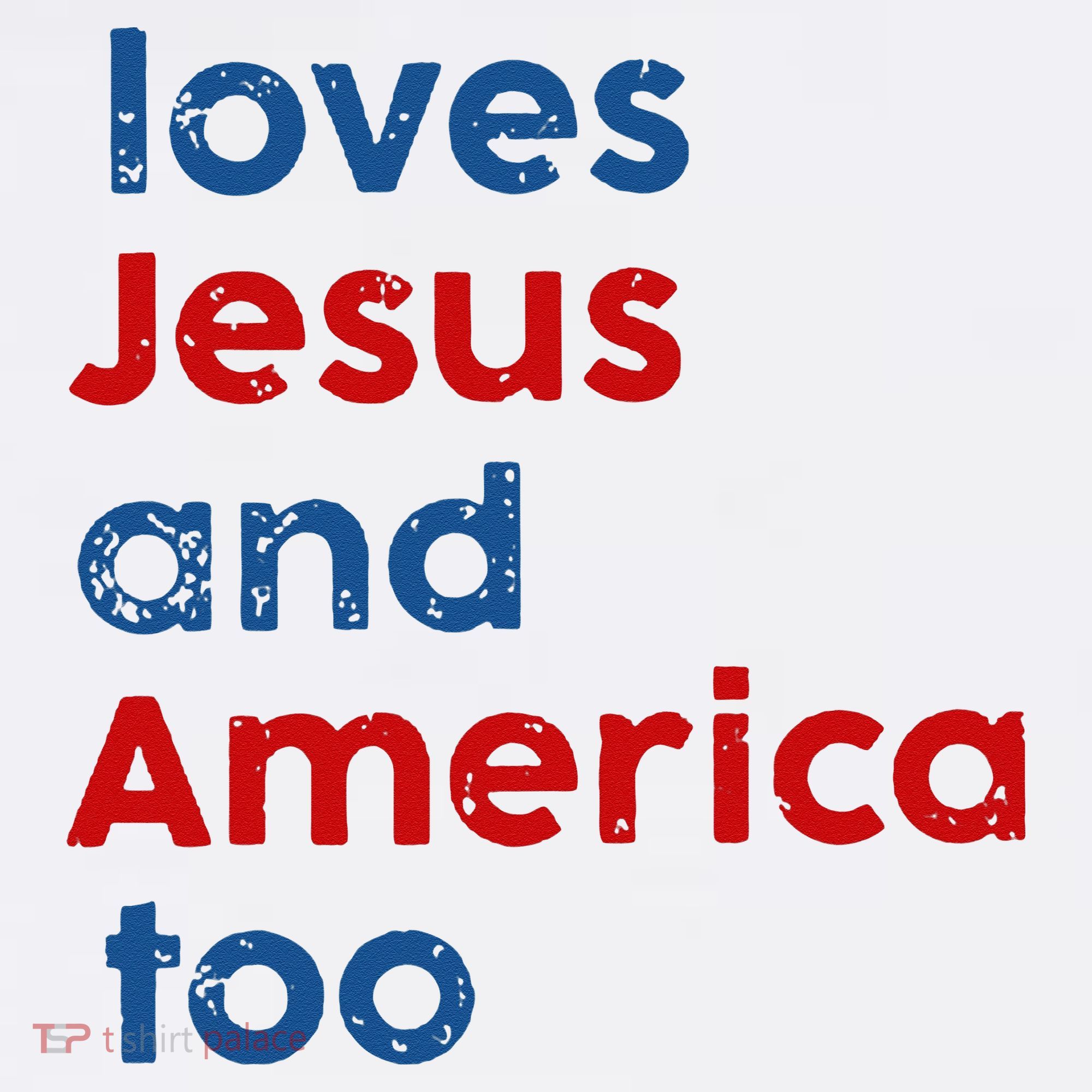Loves Jesus and America Too Women's Hoodie
