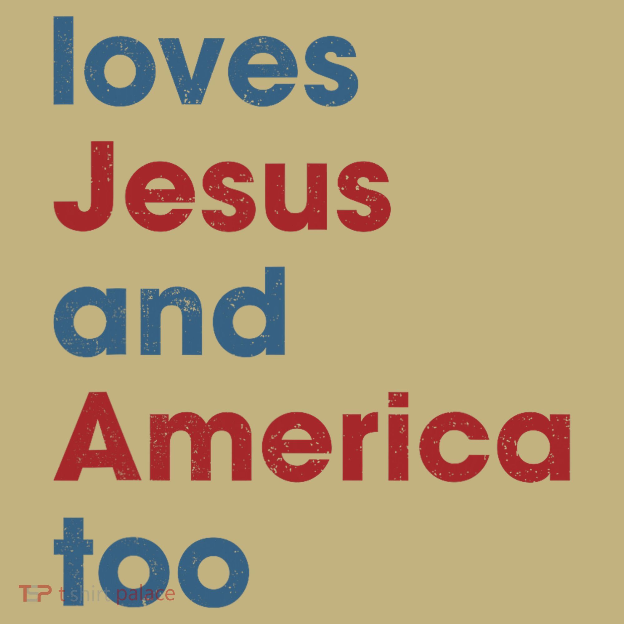 Loves Jesus And America Too Christian Patriot Sweatshirt