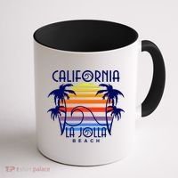 La Jolla Beach California Coffee Mug thumb 1