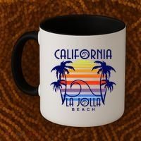 La Jolla Beach California Coffee Mug thumb 2