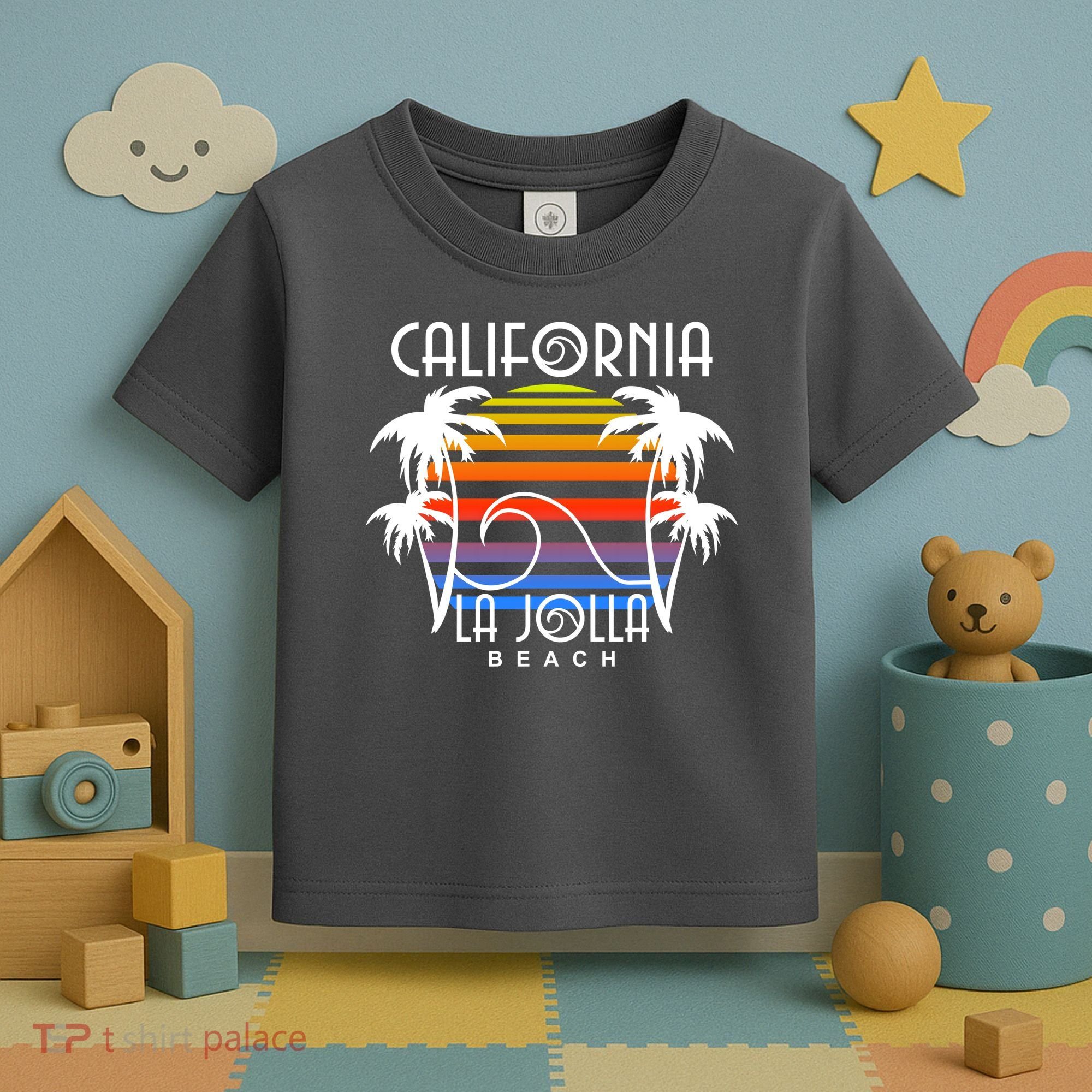 La Jolla Beach California Toddler T-Shirt