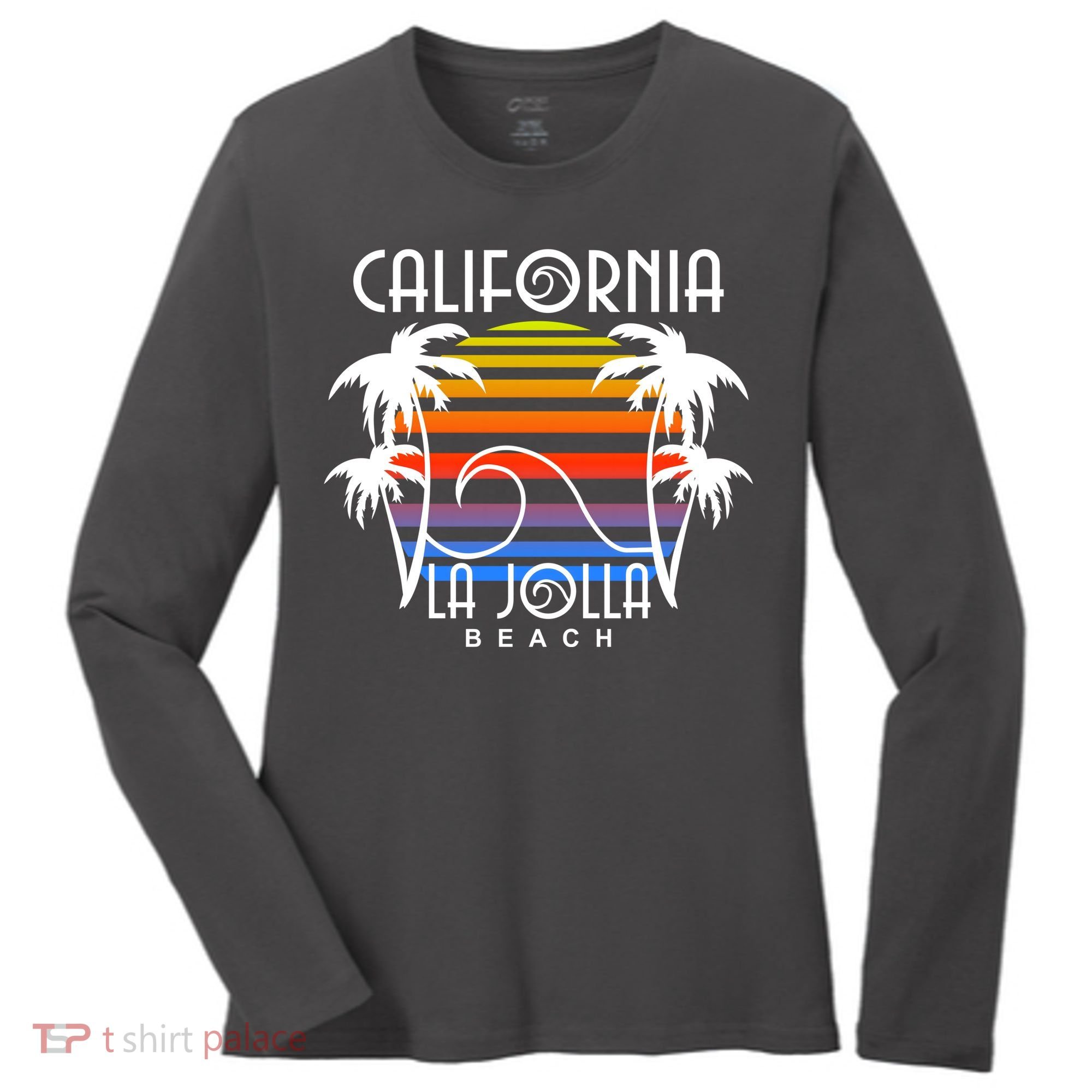 La Jolla Beach California Women's Long Sleeve Shirt