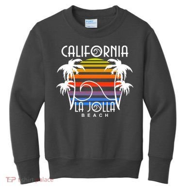 La Jolla Beach California Kids Sweatshirt