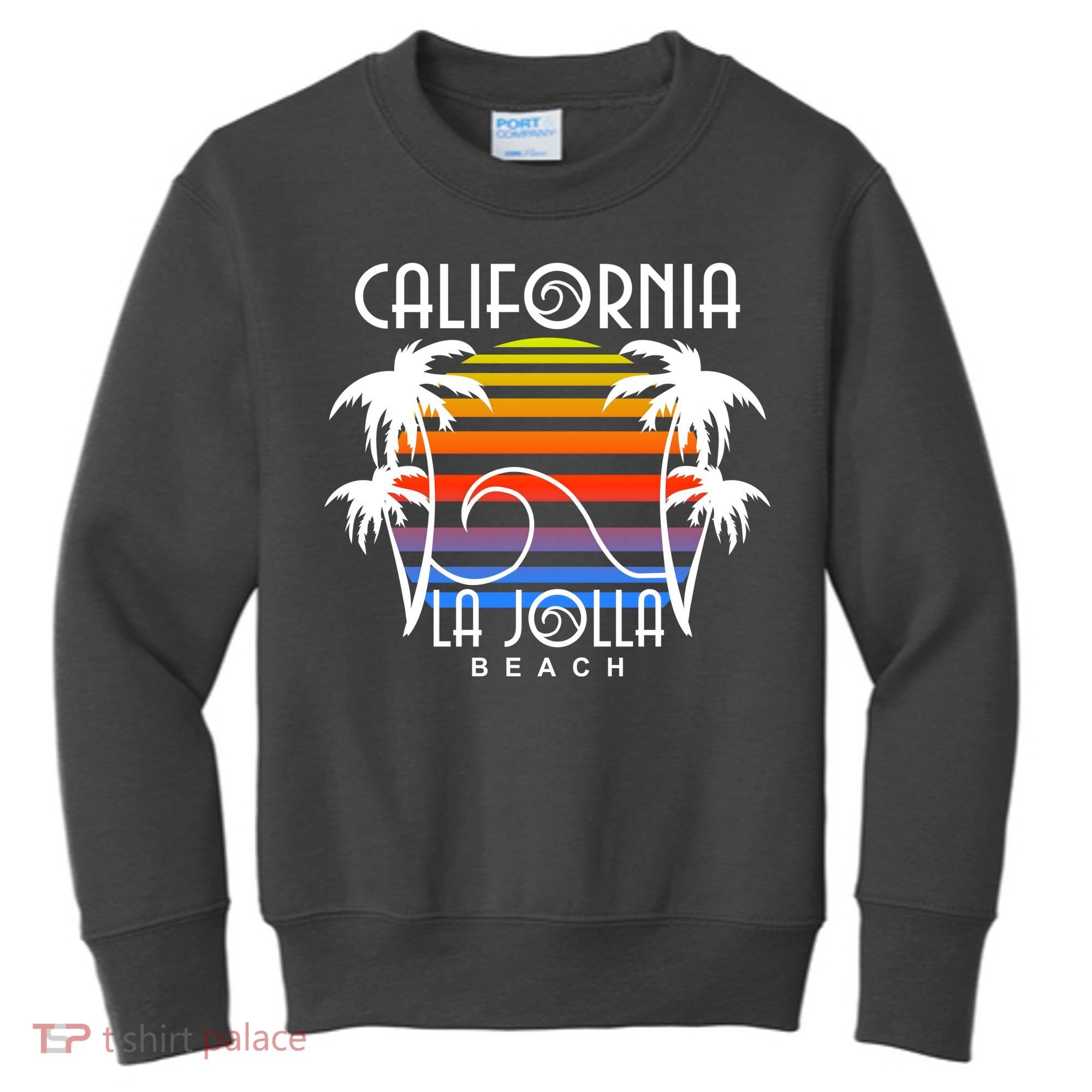La Jolla Beach California Kids Sweatshirt
