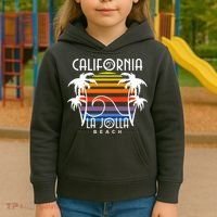 La Jolla Beach California Kids Hoodie thumb 3