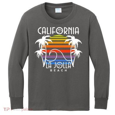La Jolla Beach California Kids Long Sleeve Shirt