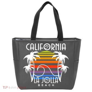 La Jolla Beach California Tote Bag