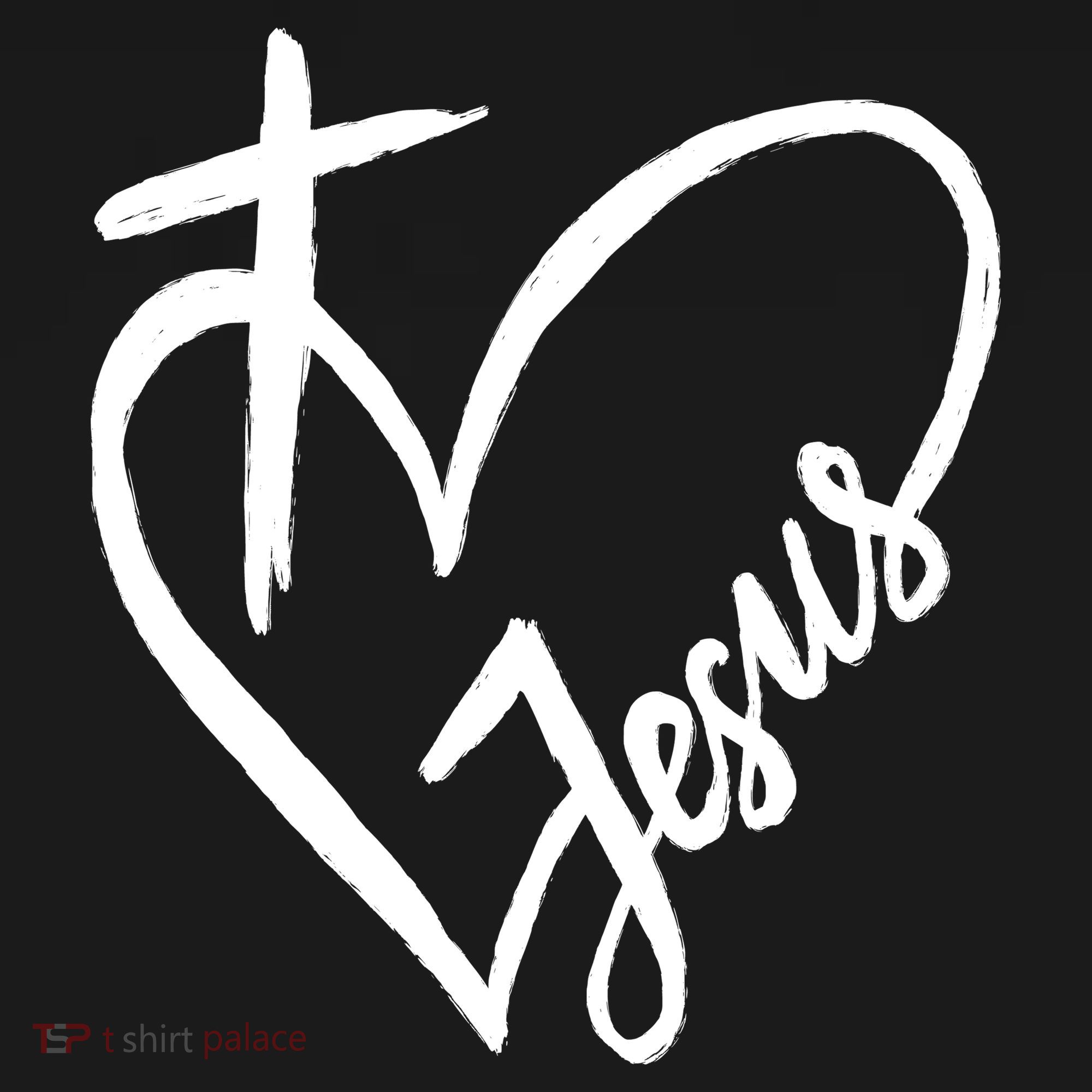Love Jesus Cross Heart Women's Hoodie
